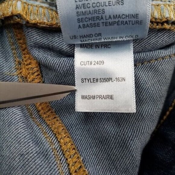 Articles of Society Womens Janis Skinny Jeans Size 26 Distressed Ripped Knee - Picture 8 of 10